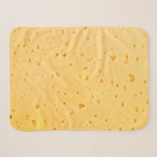 Cheese Texture Pattern Sherpa Blanket