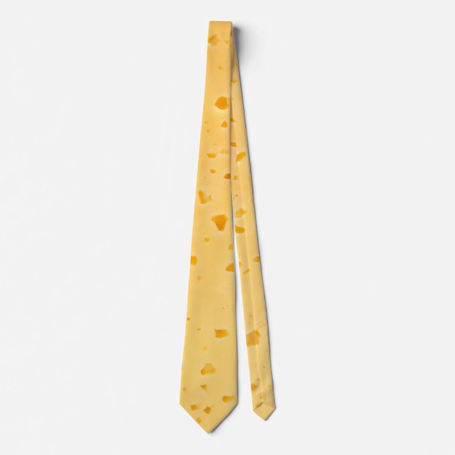 Cheese Texture Pattern Tie (Front)