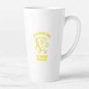 Cheese thing funny cheese pun jokes latte mug