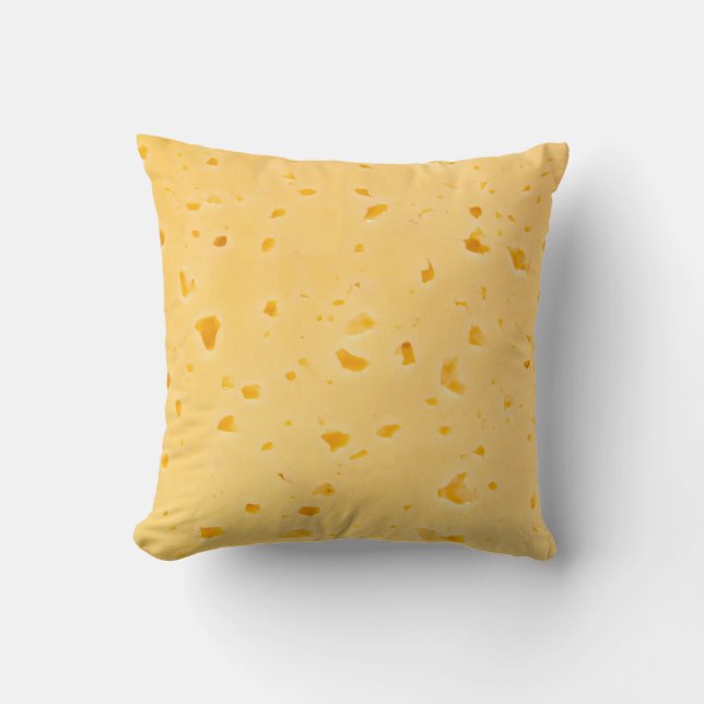 Cheese Throw Pillow (Front)