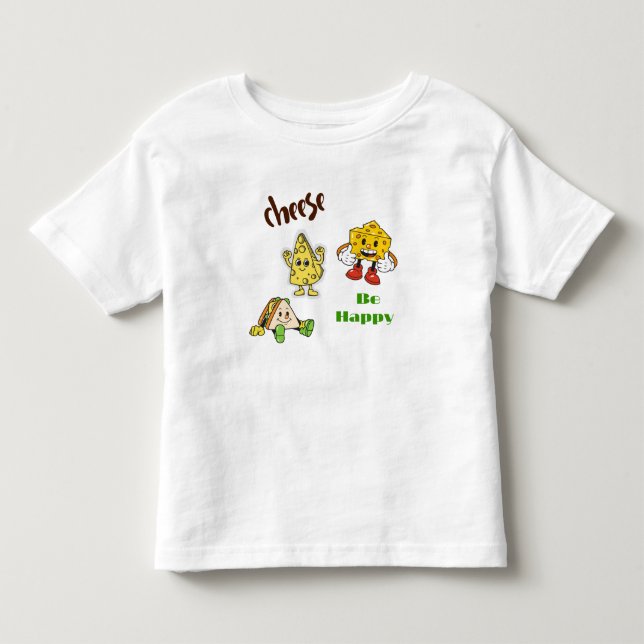 Cheese  toddler t-shirt (Front)