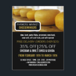 Cheese Wheels, Cheesemonger Advertising Flyer<br><div class="desc">Cheese Wheels,  Cheesemonger Advertising Flyers By The Business Card Store.</div>