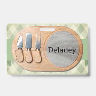 Cheeseboard Custom Charcuterie Badge