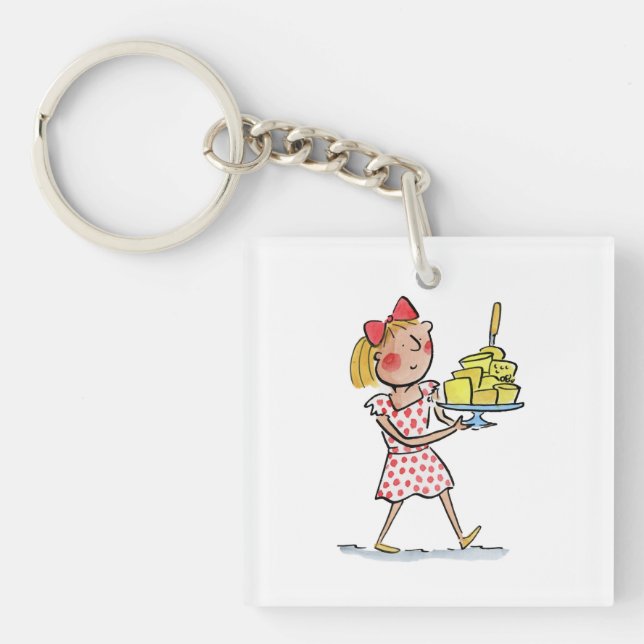 Cheeseboard Keychain (Front)