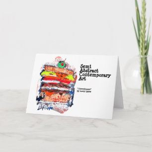 Cheeseburger #170229 note card