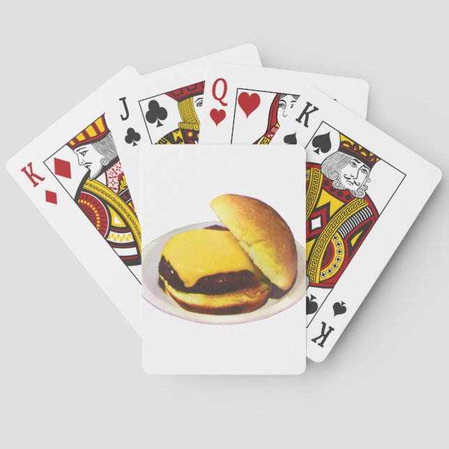 Cheeseburger 1955 playing cards (Back)