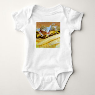 Cheeseburger and Fries Baby Bodysuit