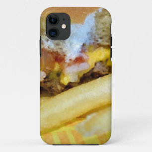 Cheeseburger and Fries iPhone 11 Case