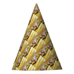 Cheeseburger and Fries Party Hat