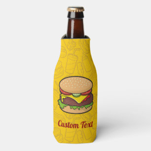 Cheeseburger Bottle Cooler