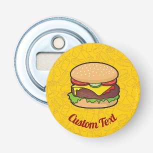 Cheeseburger Bottle Opener