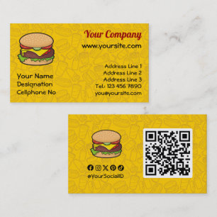 Cheeseburger Business Card