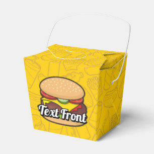Cheeseburger Favor Box
