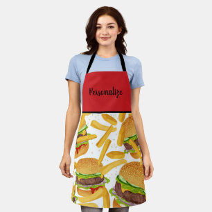 Cheeseburger & Fries Apron
