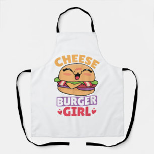 Cheeseburger Girl, Hamburger Women and Cheeseburge Apron