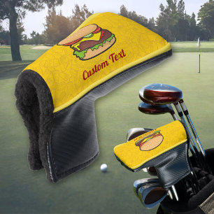 Cheeseburger Golf Head Cover