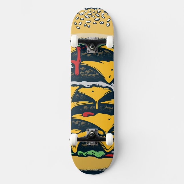 Cheeseburger Grande Skateboard (Front)