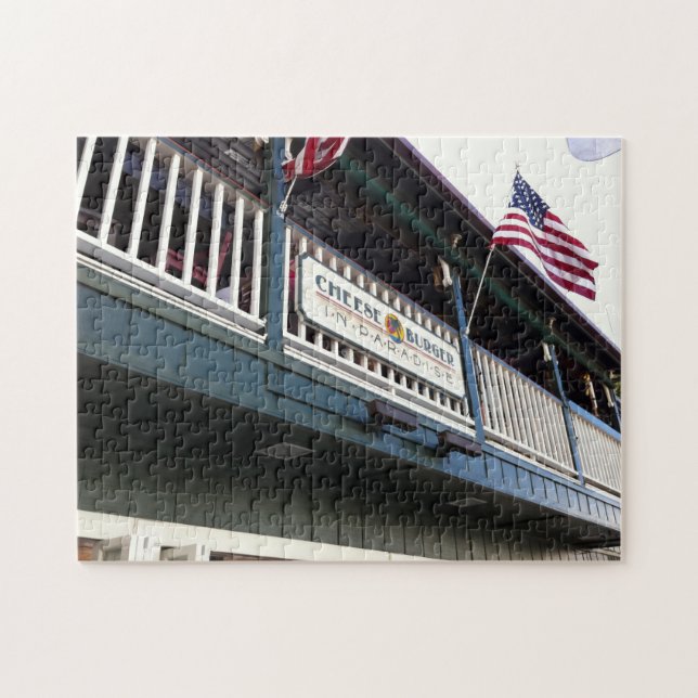 Cheeseburger in Paradise, Lahaina, Maui, Hawaii Jigsaw Puzzle (Horizontal)