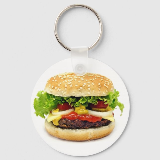 Cheeseburger Keychain (Front)