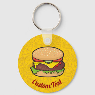 Cheeseburger Keychain