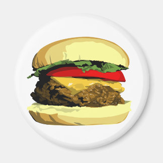 Cheeseburger Magnet