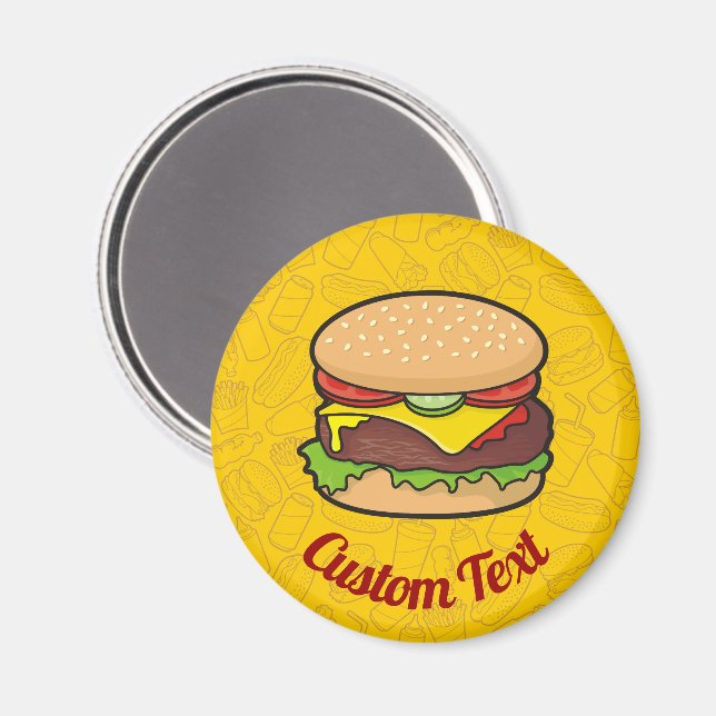 Cheeseburger Magnet (Front/Back)
