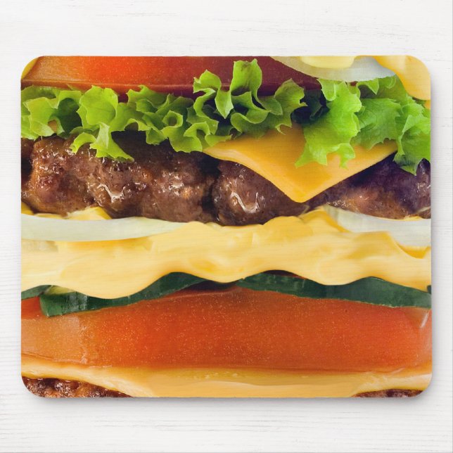 Cheeseburger Mouse Pad (Front)