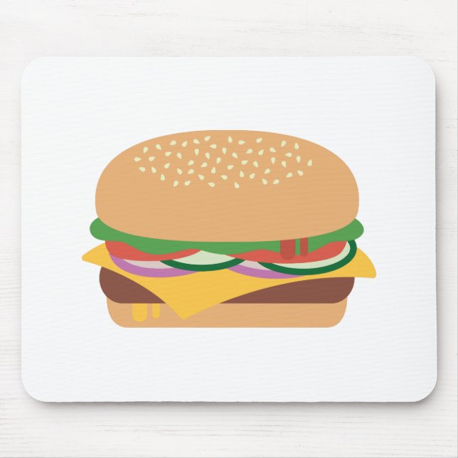 Cheeseburger Mouse Pad (Front)
