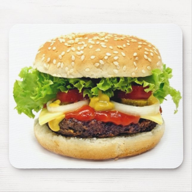 Cheeseburger Mouse Pad (Front)
