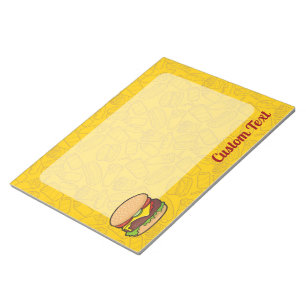 Cheeseburger Notepad