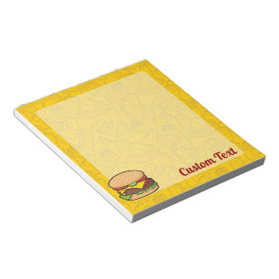 Cheeseburger Notepad