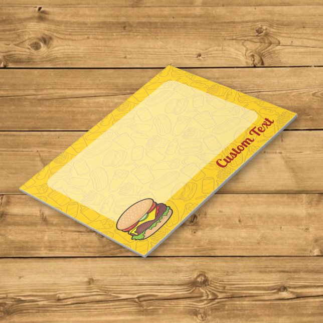 Cheeseburger Notepad (Creator Uploaded)