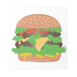Cheeseburger Notepad