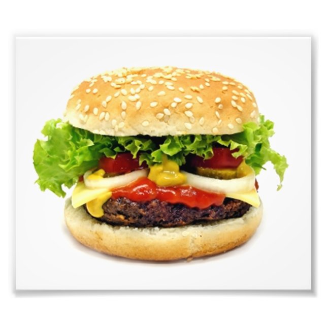 Cheeseburger Photo Print (Front)