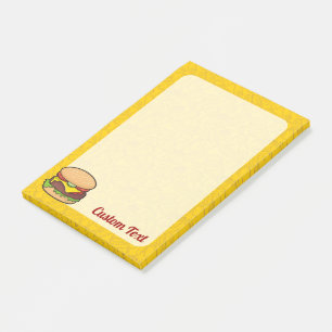 Cheeseburger Post-it Notes