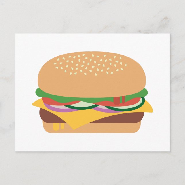 Cheeseburger Postcard (Front)