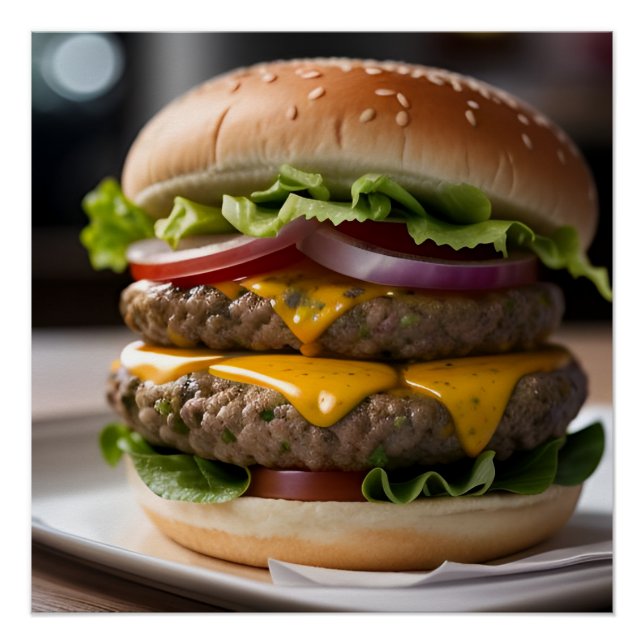Cheeseburger Poster (Front)