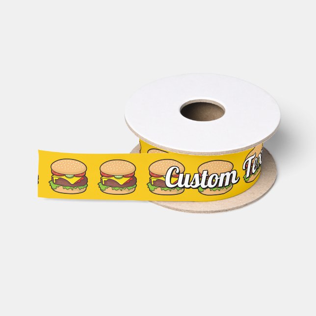 Cheeseburger Satin Ribbon (Spool)