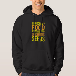 Cheeseburger Seeds Hamburger Burger Food Graphic Hoodie