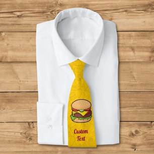 Cheeseburger Tie