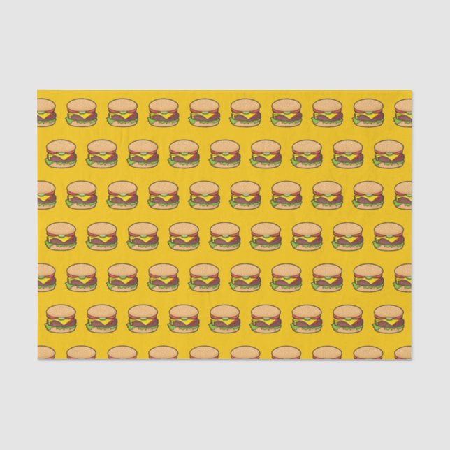 Cheeseburger Tissue Paper (Front)