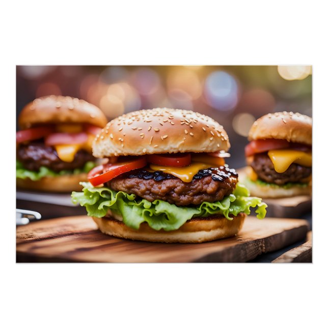 Cheeseburgers Poster (Front)
