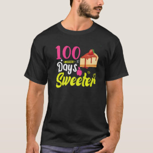 Cheesecake 100 days of school Outfit for Teachers T-Shirt