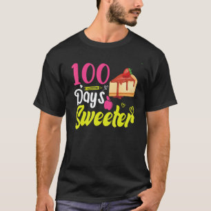 Cheesecake 100 days of school Outfit for Teachers T-Shirt
