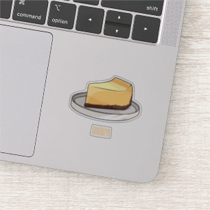 Cheesecake cartoon illustration 