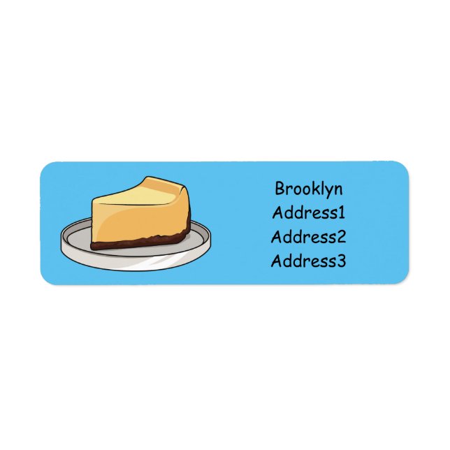 Cheesecake cartoon illustration (Front)