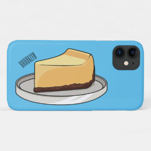 Cheesecake cartoon illustration iPhone 11 case