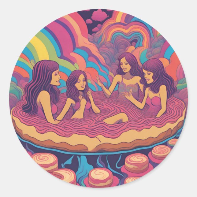 Cheesecake Party stickers (Front)