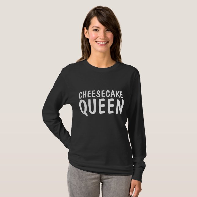 CHEESECAKE QUEEN, Cheesecake Lover T-shirts (Front Full)