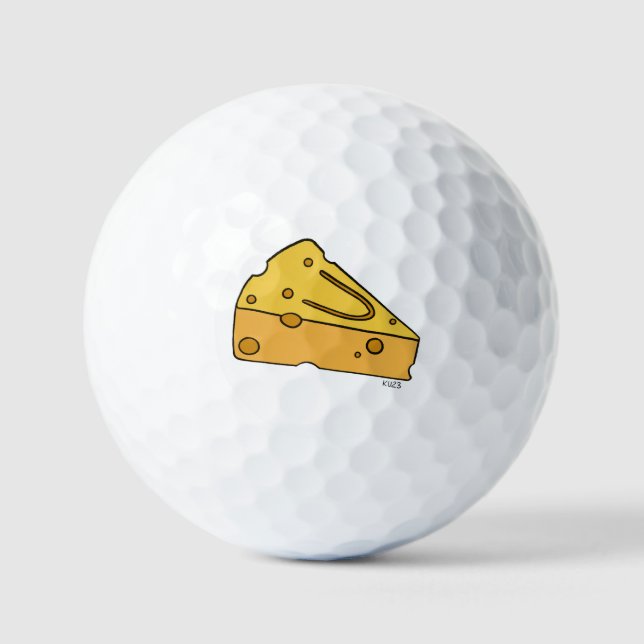 Cheesin' Cutie Cheese Golf Balls (Front)